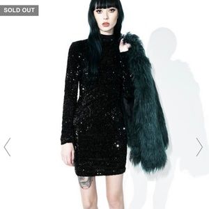 Dolls Kill Night Flight Sequin Bodycon